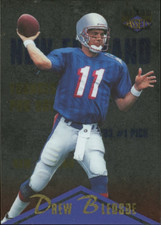 1996 Classic Clear Assets #39 Drew Bledsoe New England Patriots