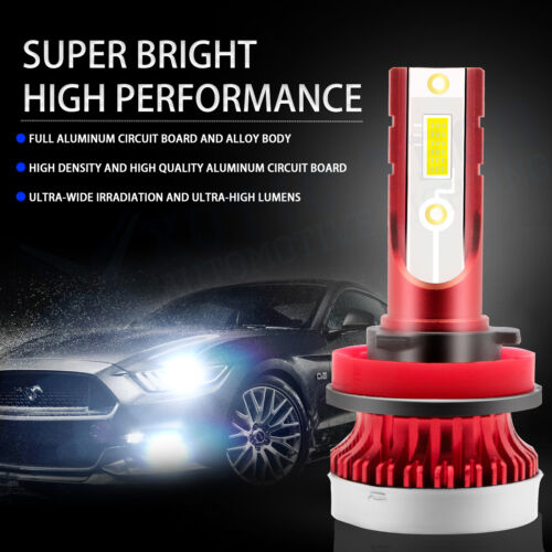 2X 6000K Xenon White LED Fog Driving Light Bulbs For Audi A4 S4 2002-2016 - Picture 2 of 12