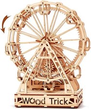 Wood Trick Ferris Wheel Toy Mechanical Model, Observation Wheel