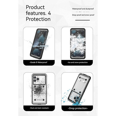 Anti-drop Waterproof Protective Phone Case for iPhone XS/8/11/12