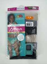 Fruit of the Loom Microfiber 6 Hi-Cuts Panty size 6/M , No Panty Lines ,No Ravel