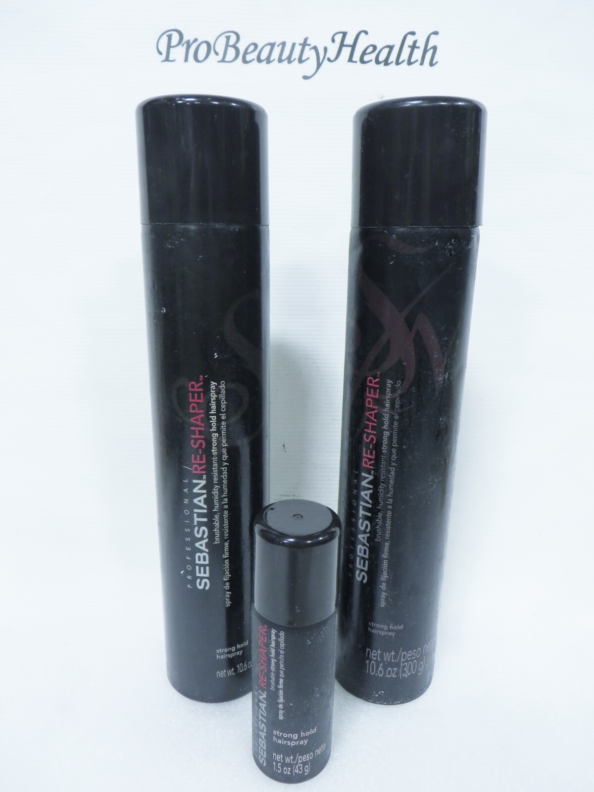 Strong Hold 10.6 Oz & Travel Size 1.5oz Dented!