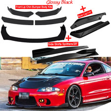 For Mitsubishi Eclipse Front Bumper Lip Spoiler Body Kit Sideskirt Rear For Mitsubishi Eclipse Front Bumper Lip Spoiler Body Kit Sideskirt Rear