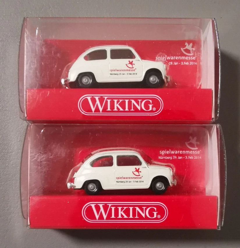 Wiking - 2 xSpielwarenmesse Nürnberg 2014 Werbemodell in OVP Unbespielt wie Neu
