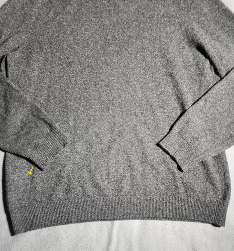 Cashmere Club Room Luxus Pullover Herren XL dunkelgrau 100% Kaschmir Pulli - Bild 15 von 16