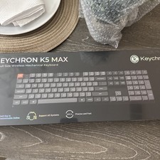 Keychron K5 Max Full Size Wireless Keyboard RGB Red Linear