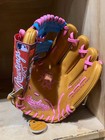 Rawlings Heart of Hide Tan Pink 11.5 Infield Baseball Glove Right Hand Throw — photo 7