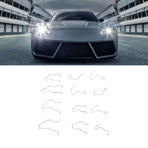 12PCS Headlight Retainer Spring Clips Headlamp Bulb Retaining Clip Holder - Picture 9 of 12