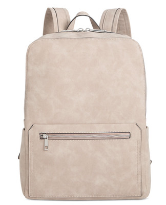 Alfani Men's Medium Backpack Beige One Size Sleek Modern Commute Office Travel