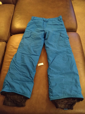 Quiksilver Jungen royalblau Skihose Salopettes Alter 12 Snowboardanzug 0493