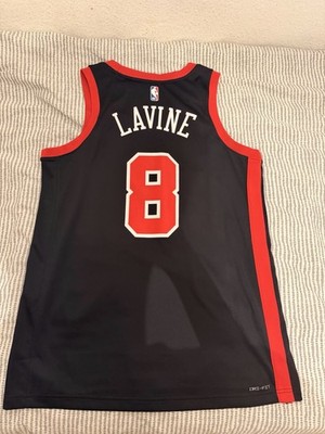 Chicago Bulls Nummer 8 LaVine Größe L von Nike NBA Trikot
