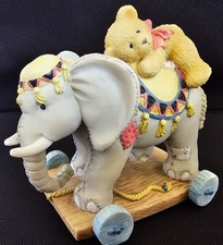Cherished Teddies 1995 ELEPHANT "Trunk Full Of Bear Hugs" CIRCUS Set 103977