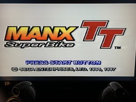Sega Manx TT SuperBike - Sega Saturn - Boxed With Manual 