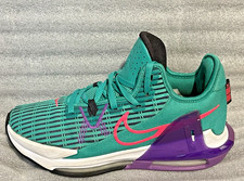 Nike LeBron James Witness VI 6 South Beach Emerald Green Pink CZ4052 300 Sz 8.5