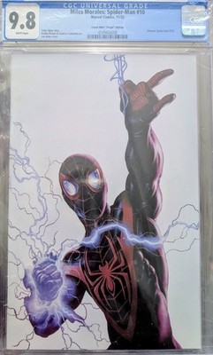 MILES MORALES : SPIDER-MAN #10 JUSKO VIRGIN VARIANT 11/23 |CGC 9.8