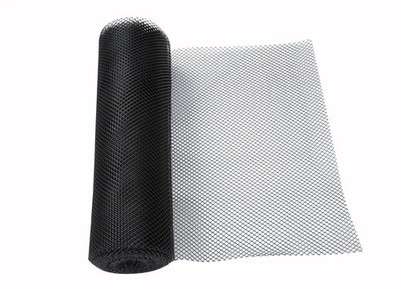Thunder Group PLBL240K 2ft x 40ft Black Plastic Bar Shelf Liner Roll
