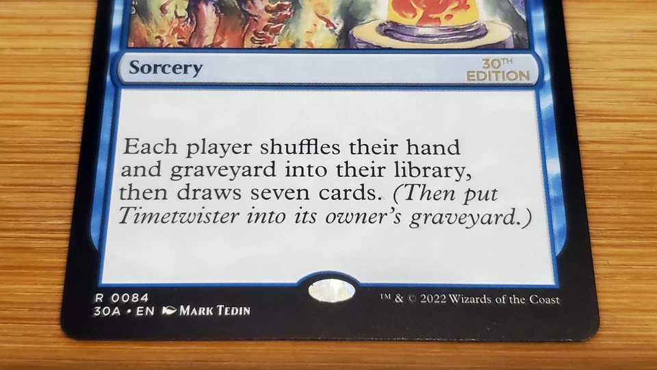 1x Timetwister, 30th Anniversary Edition 30A, Magic the Gathering MTG NM - Image 4 of 4