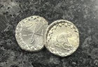 Lot of 2 - 1/4 Oz Silver Rounds .999 Prospector Gold & Gems Colorado   (Lt3)