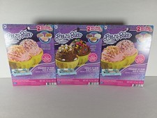 Freezy Bake by Easy Bake Ice Cream Mix Lot 2 Strawberry 1 Chocolate Refill