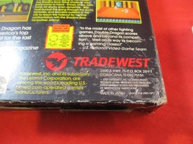 Double Dragon (Nintendo NES) COMPLETO con Caja Manual Juego FUNCIONA!