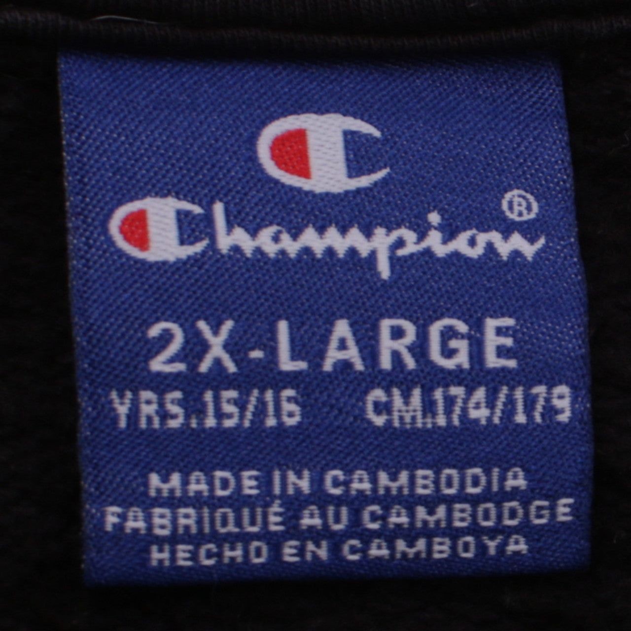 Champion Black Sweatshirt Womens 2Xl image 4