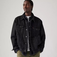 SALE! Levis Mens Relaxed Fit Trucker Jacket S...