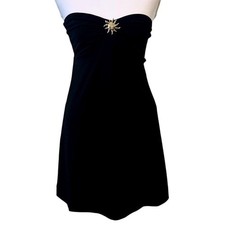Show Me Your Mumu Strapless Hot Night Dress NWT Gold Sun Charm Mini Sz Sm