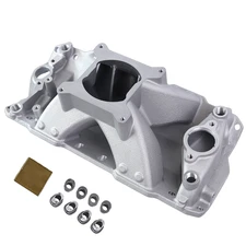 HI RISE Single Plane Intake Manifold for 1957-95 Small Block Chevy SBC 350 400