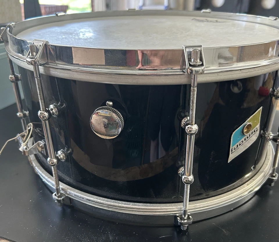 70-е LUDWIG 6,5X14 ЧЕРНЫЙ КЛЕН МАЛЫЙ / ВИНТАЖНЫЙ МАЛЫЙ БАРАБАН LUDWIG 1970-Х - Изображение 4 из 4