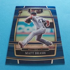 2022 Panini Select Matt Brash RC #1 Seattle Mariners