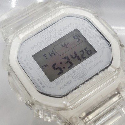 G-SHOCK DW-5600BEAMS-7JF Uhr Limited Edition Weiß Skelett Design