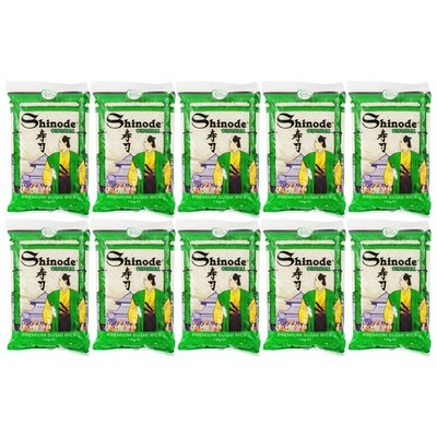 10x1kg Shinode Sushireis Rundkornreis Sushi Reis Risotto Rundkorn Reis