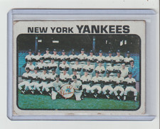 MLB-1973 TOPPS MLB BASEBALL YANKEES TEAM RECORDS NICE  BV24.00
