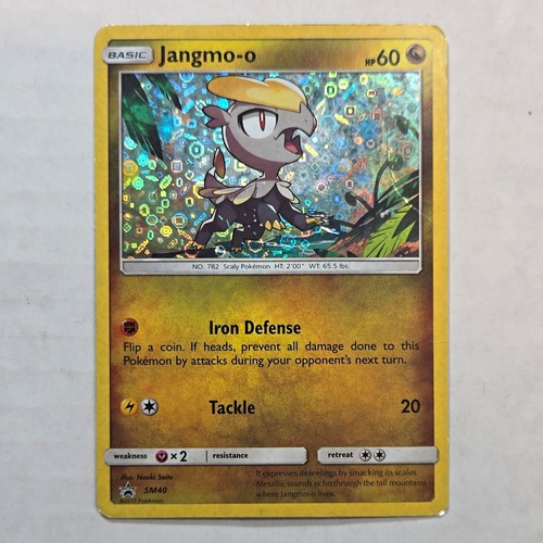 The Pokémon Company Jangmo-o SM Black Star Promos SM40 Holo Promo EN 2017