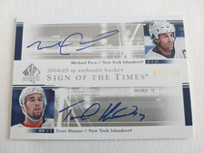 2004-05  SP Authentic Sign of the Times Michael Peca/Trent Hunter 46/100!