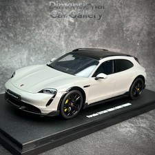1:18 GT Spirit Porsche Taycan Turbo S Cross Turismo White Resin Static Model Car