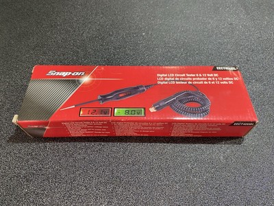 *NEU* Snap On 12 V DC Digital LCD Display schwarz Stromkreistester EECT400BL