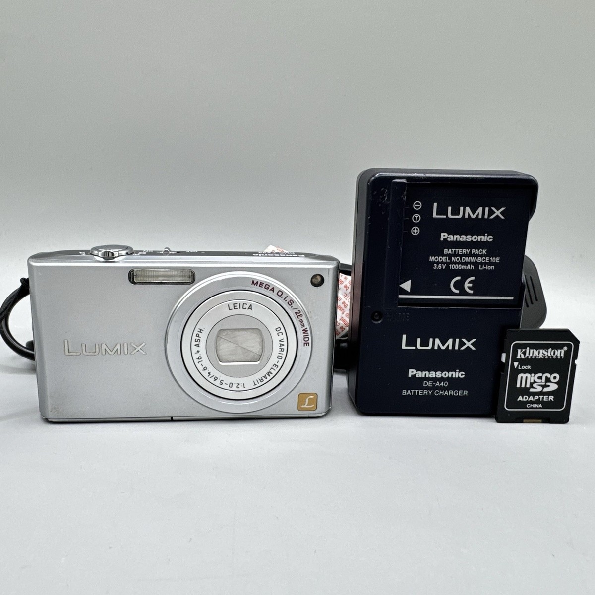 Panasonic LUMIX DMC-FX33 8.1MP Digital Camera - White for sale