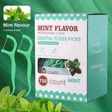 Mint dental floss stick - home portable disposable care dental floss stick - ora