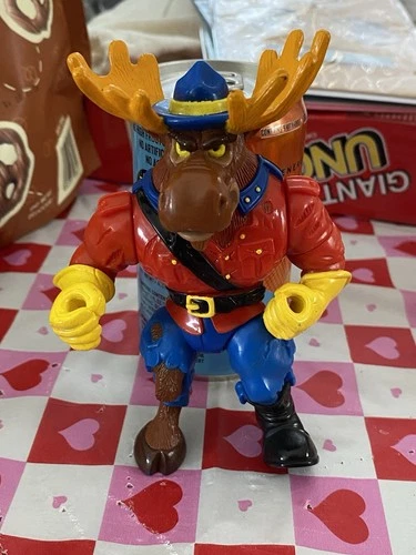 VINTAGE 1992 PLAYMATES TEENAGE MUTANT NINJA TURTLES TMNT MONTY MOOSE FIGURE