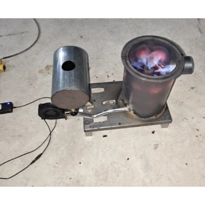 #ad 12V Waste Oil Stove Oil Burner Outdoors Cooking Hot Heating Furnace Burning Tool $267.60