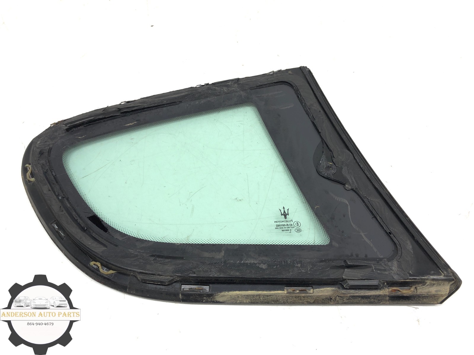 2008-2018 MASERATI GRANTURISMO LEFT DRIVER REAR QUARTER PANEL WINDOW GLASS OEM
