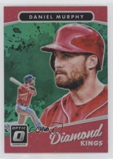 2017 Panini Donruss Optic Diamond Kings Green Prizm 2/5 Daniel Murphy #30 0ws