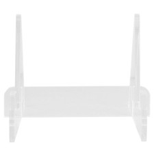  Espositore Per Cd Porta Libri in Acrilico Libreria Da Tavolo Scaffale Scrivania