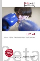 Lambert M. Surhone (U. A.) | UFC 41 | Taschenbuch | Englisch (2026)