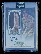 Topps Dynasty 2023 Manny Machado Silver Autographed Patch Relic #DAP-MM3 /5