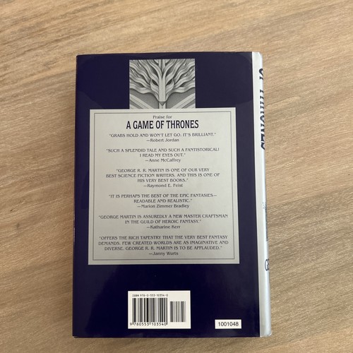 A Game of Thrones by George RR Martin (Hardcover) Book Club Edition BCE, VG+ - Picture 4 of 11