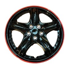 Wheel Covers Set Of 4 Black Metallic 15 Inch Kt919-14ibr