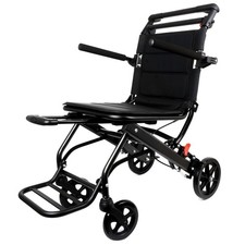 Lightweight Foldable Portable Transport Wheelchair For Adults, Travel Wheelchair
