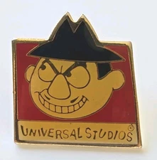 VTG Universal Studios Islands of Adventure Borris Badenov Rocky & Bullwinkle Pin